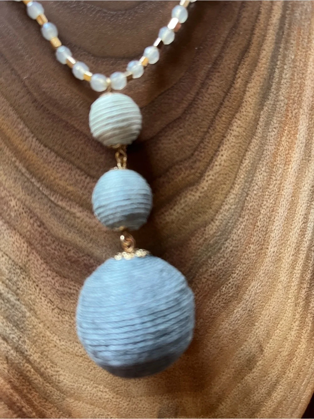 Triple Ball Pendant Necklace